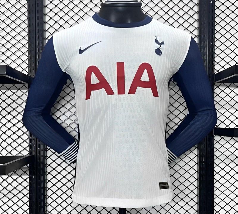 Tottenham Home Long Sleeve Player Jersey