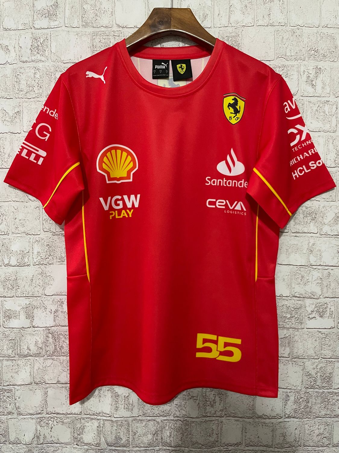 Ferrari #55 Crew Neck Racing Suit 