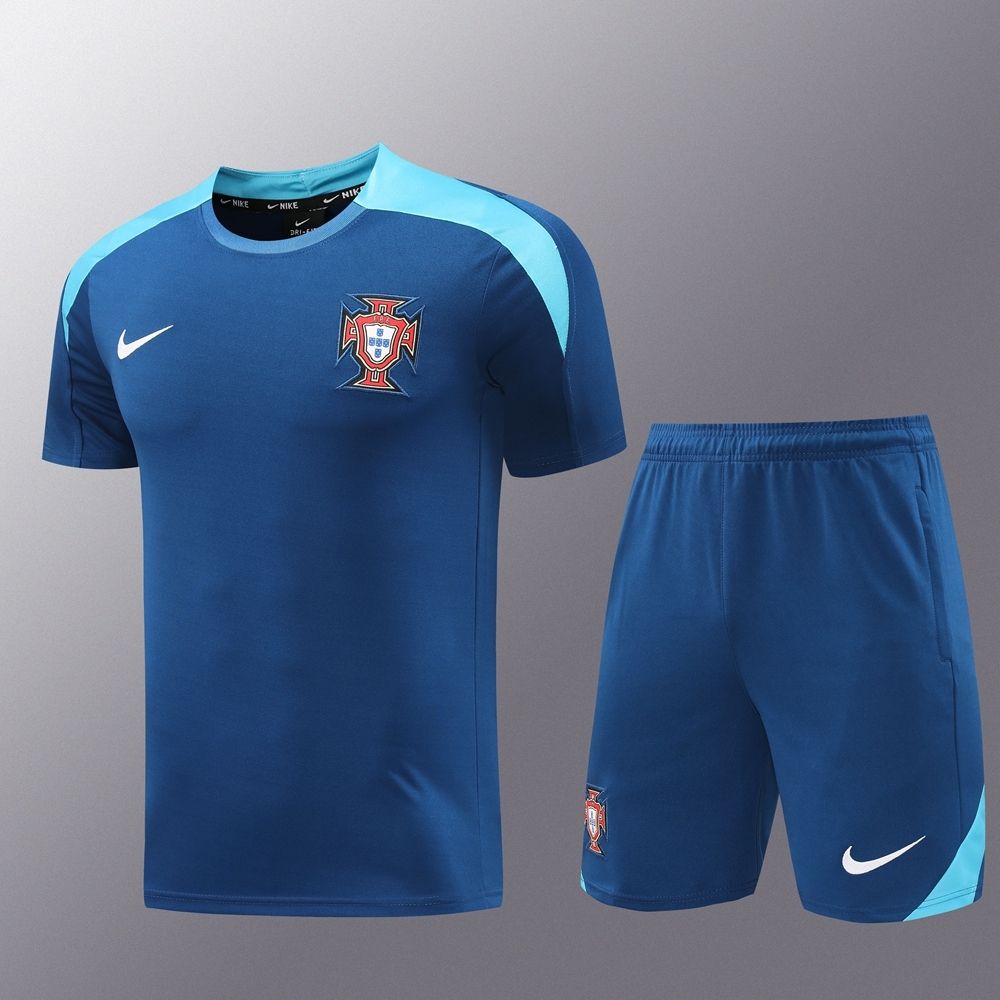 Portugal Blue Short Sleeve Training Set