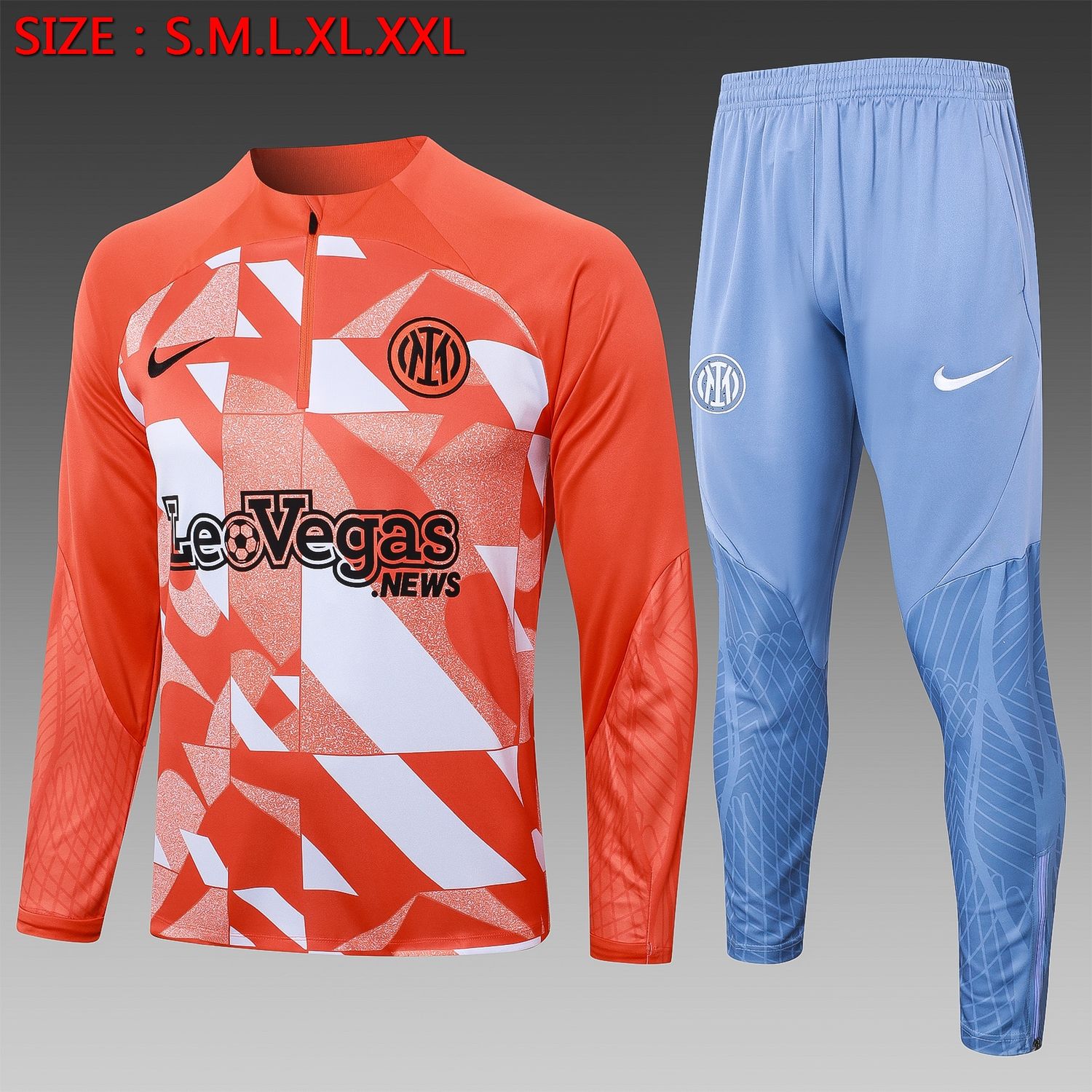 Inter Milan Peach and Powder Blue Training Set 
