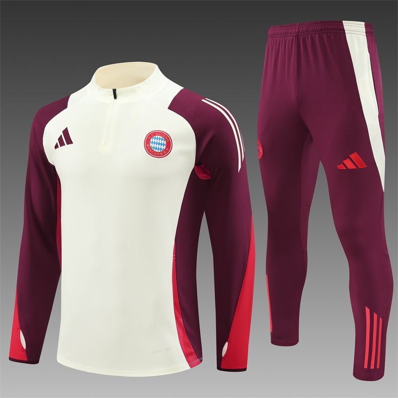Bayern Munich Ivory and Maroon Training Set 