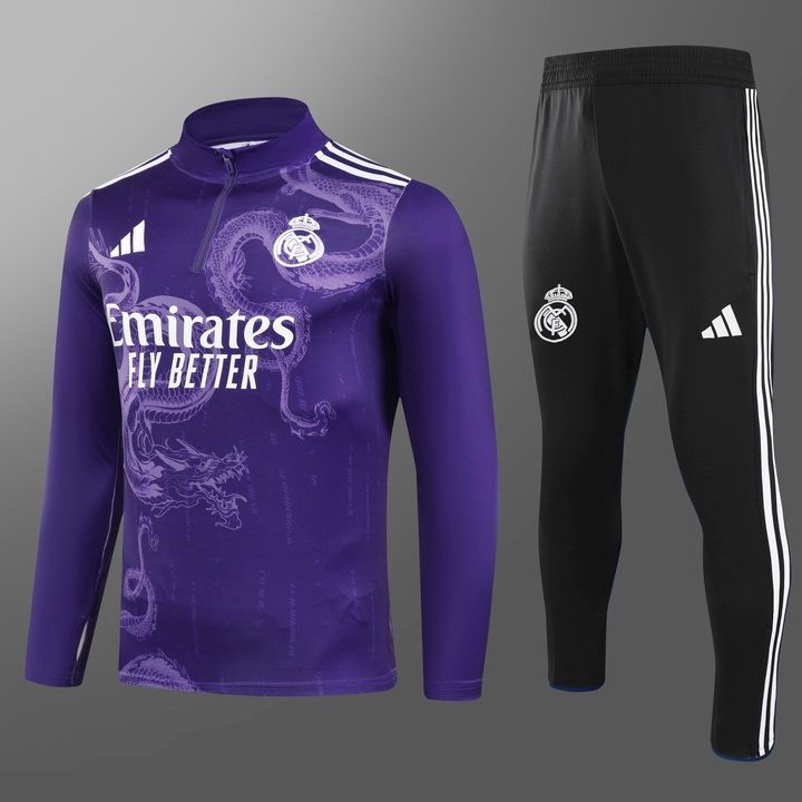 Real Madrid Purple and Black Training Set 