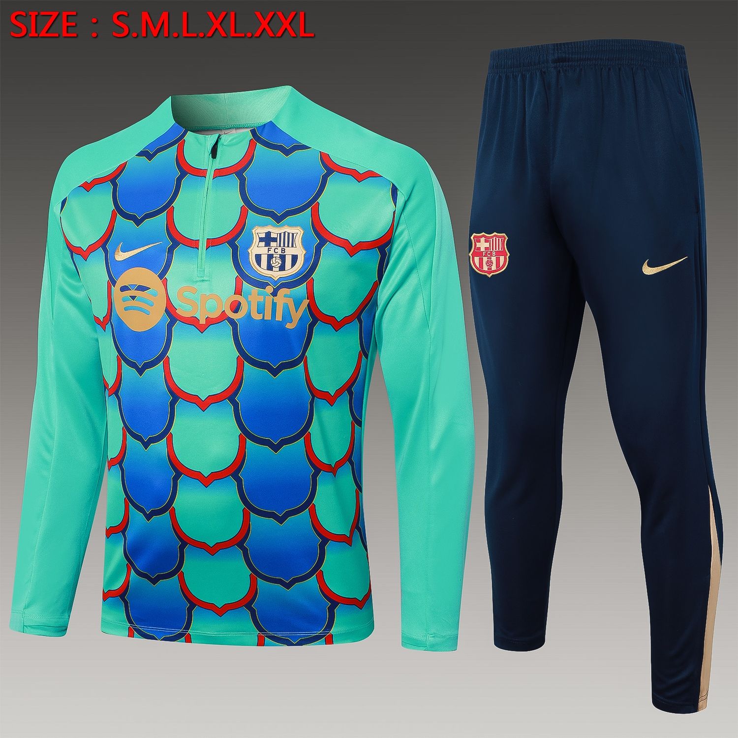 Barcelona Aquamarine, Blue and Navy Training Set 
