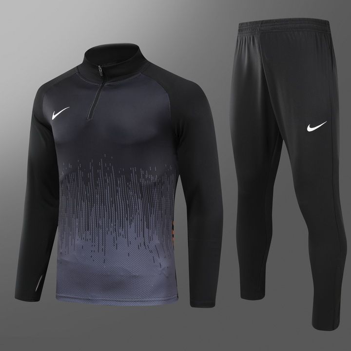 Nike Black and Grey Long Sleeve Training Set