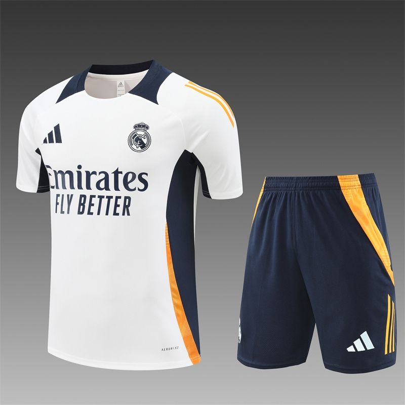 Real Madrid White, Navy and Orange Training Set