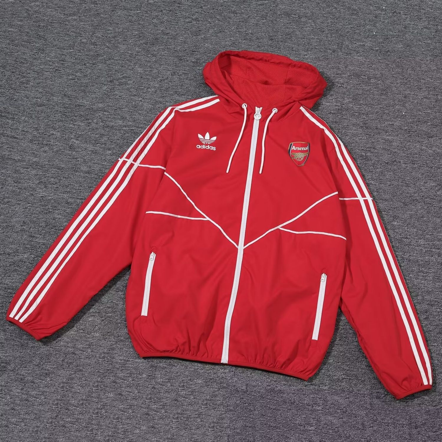 Arsenal Red Windbreaker 
