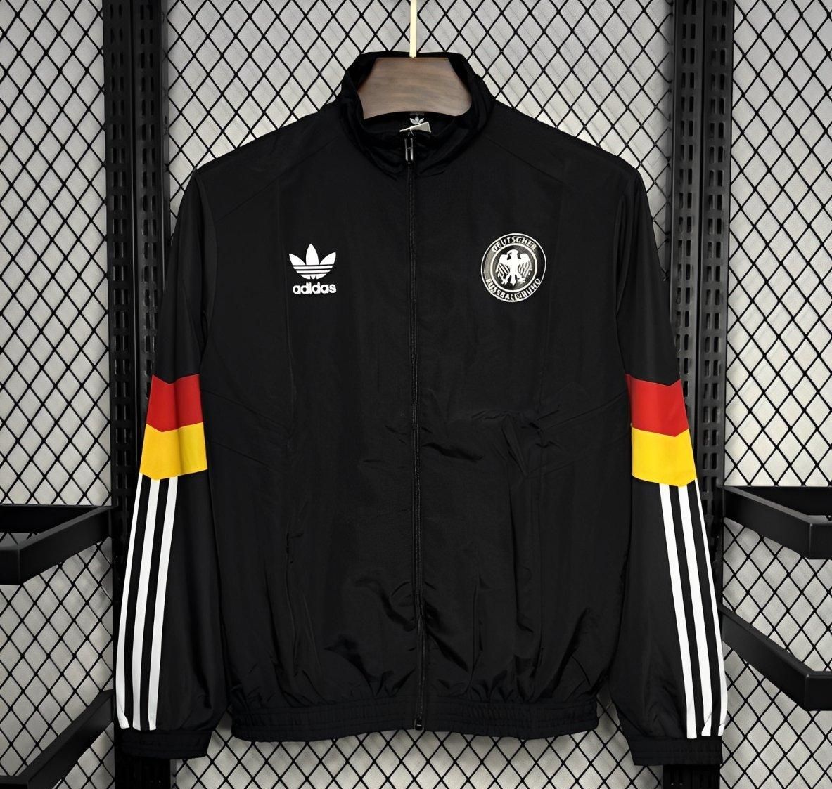 Germany Black Windbreaker