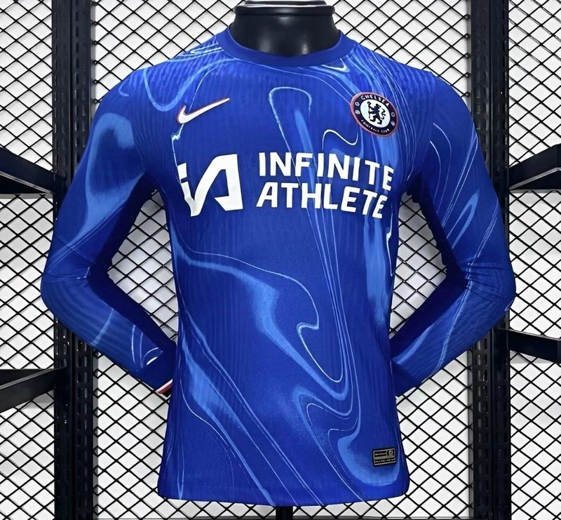 Chelsea Home Long Sleeve Player Jersey