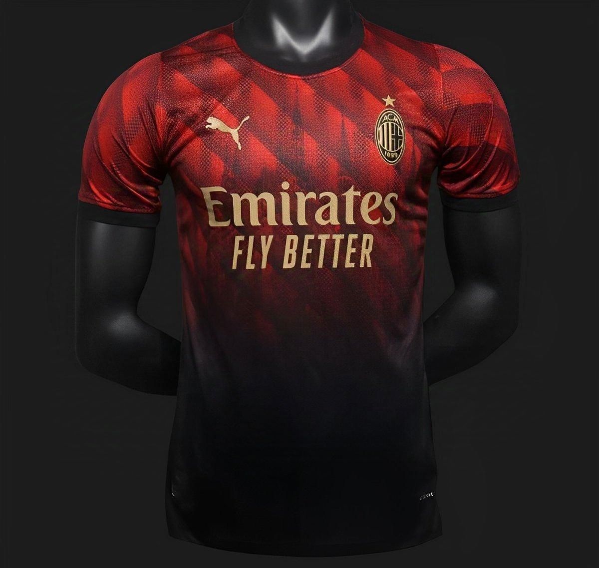 AC Milan Red and Black Special Vapor Jersey