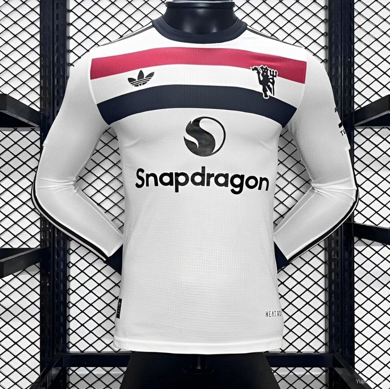 Man United Third Long Sleeve Player Jersey