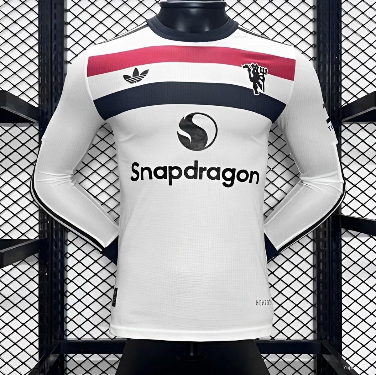Man United Third Long Sleeve Player Jersey