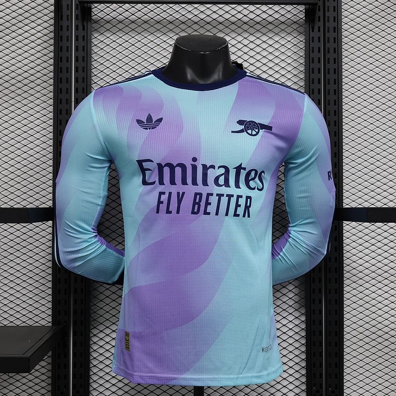 Arsenal Third Long Sleeve Player Jersey