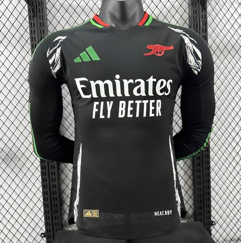 Arsenal Away Long Sleeve Player Jersey