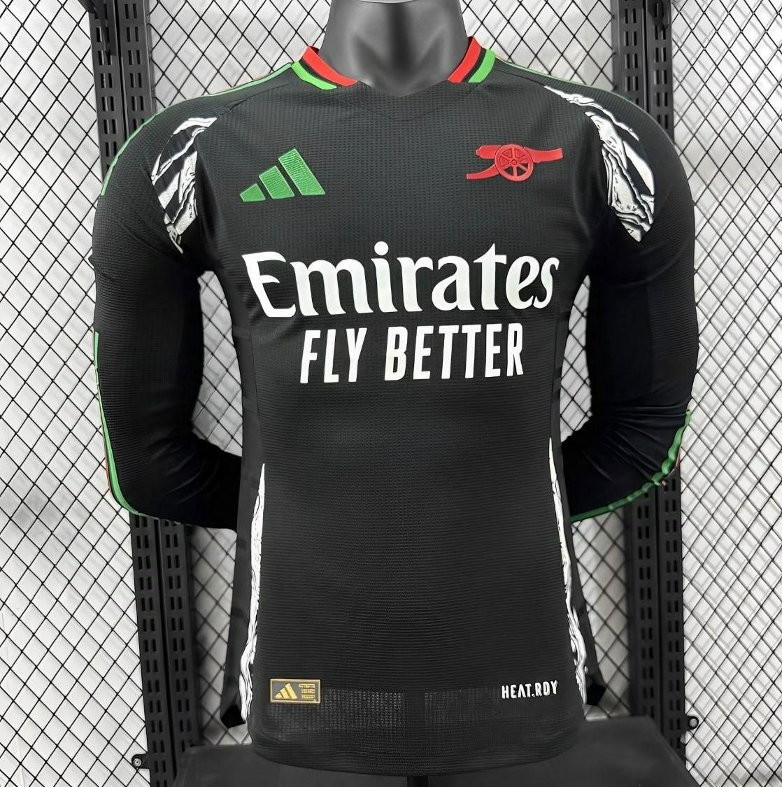 Arsenal Away Long Sleeve Player Jersey