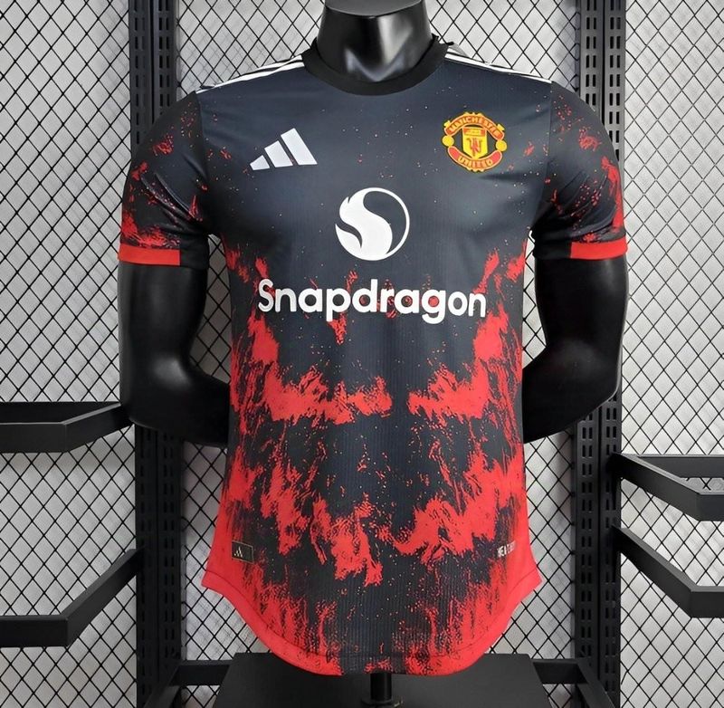 Manchester United Black and Red Special Vapor Jersey
