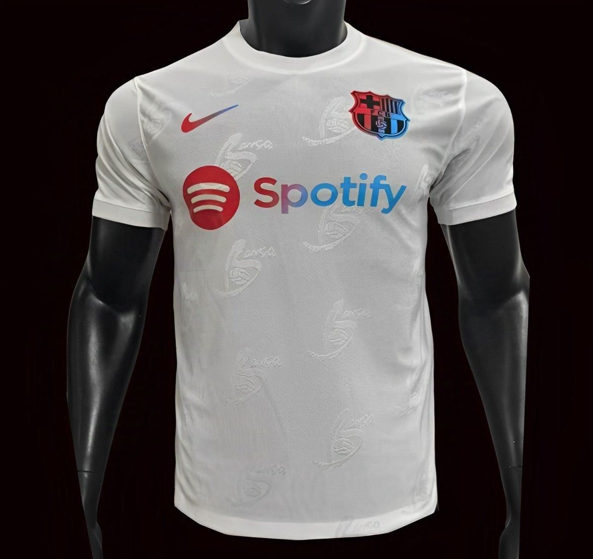 Barcelona White Special Vapor Jersey