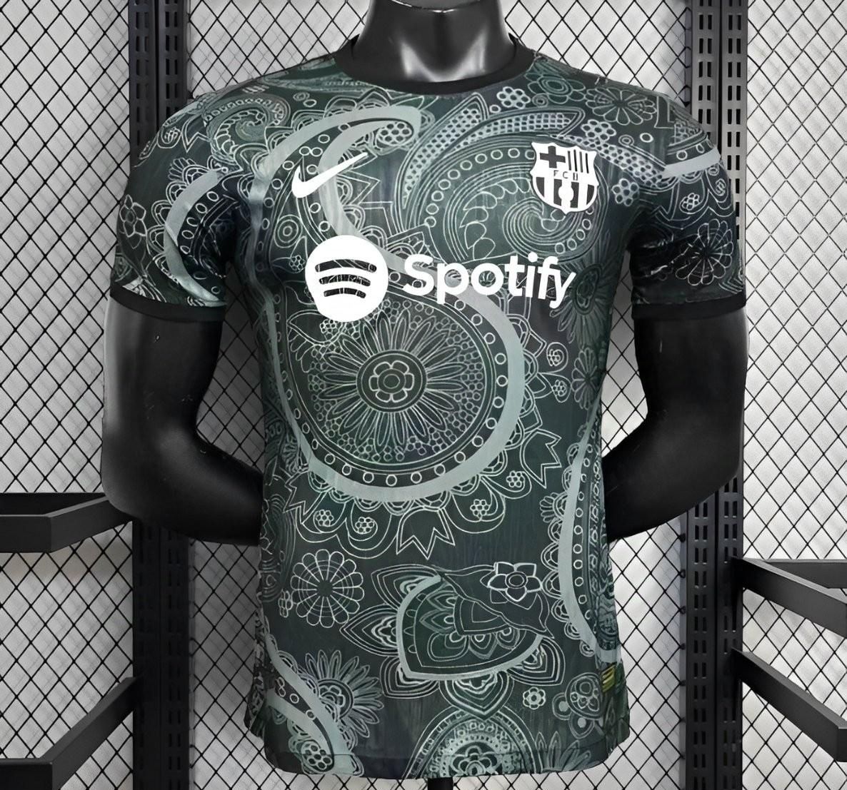Barcelona Black and Grey Special Vapor Jersey