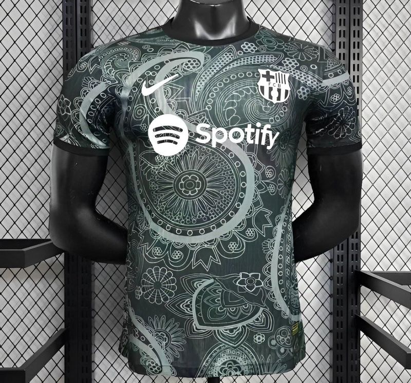 Barcelona Black and Grey Special Vapor Jersey