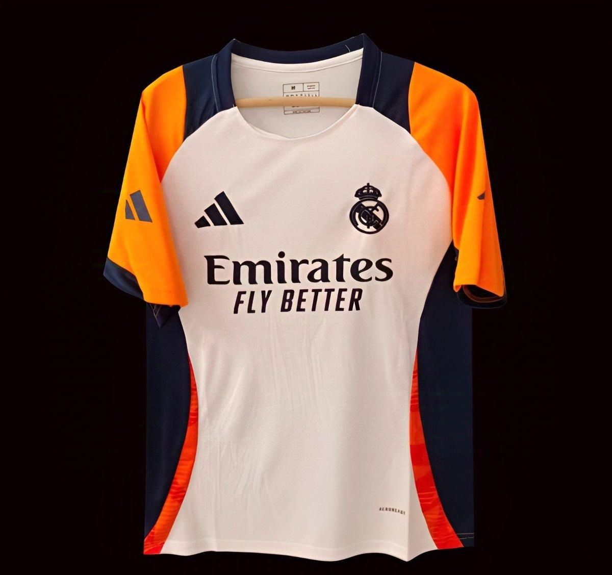 Real Madrid White, Orange and Navy Special Jersey