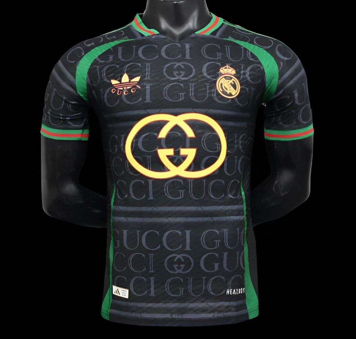 Real Madrid Black Gucci Special Vapor Jersey