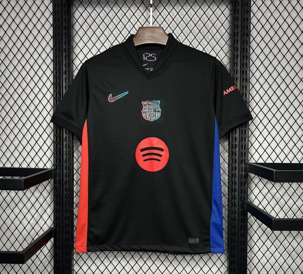 Barcelona Away No Sponsor Stadium Jerseys