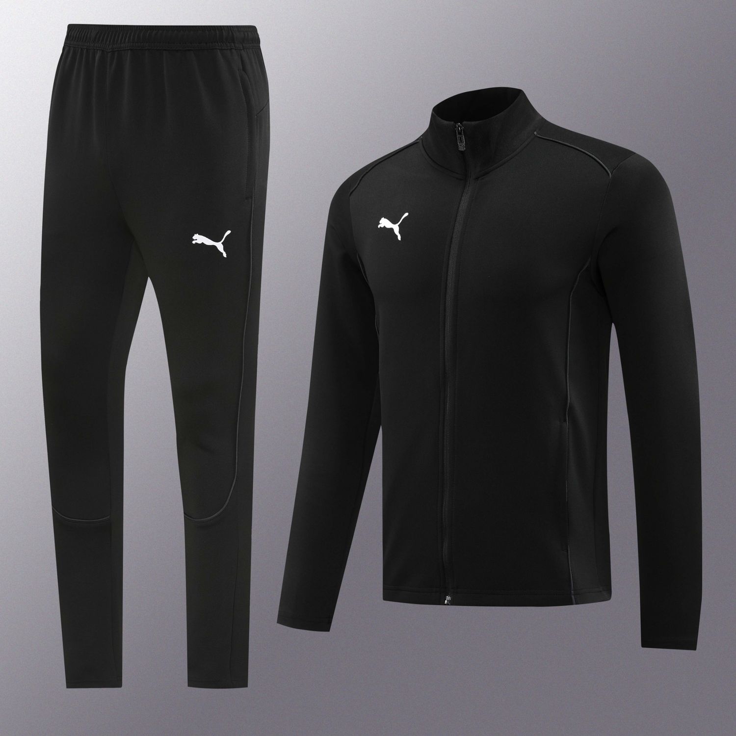 Puma Black Tracksuit Set