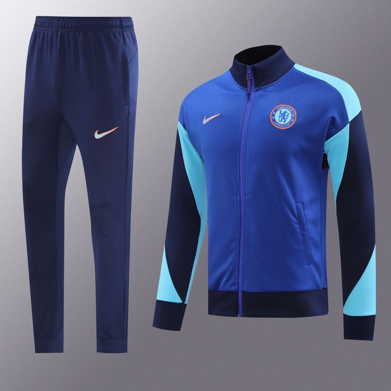 Chelsea Blue and Navy Tracksuit Set