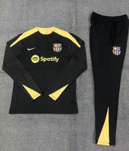 Barcelona Black and Tan Long Sleeve Training Set 