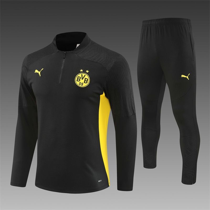 Dortmund Black and Yellow Long Sleeve Training Set 