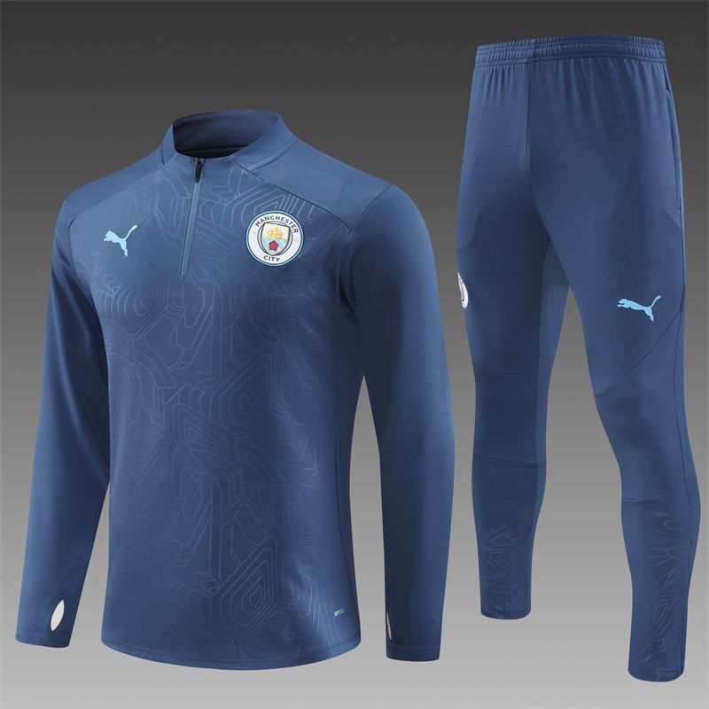 Manchester City Navy Long Sleeve Training Set 