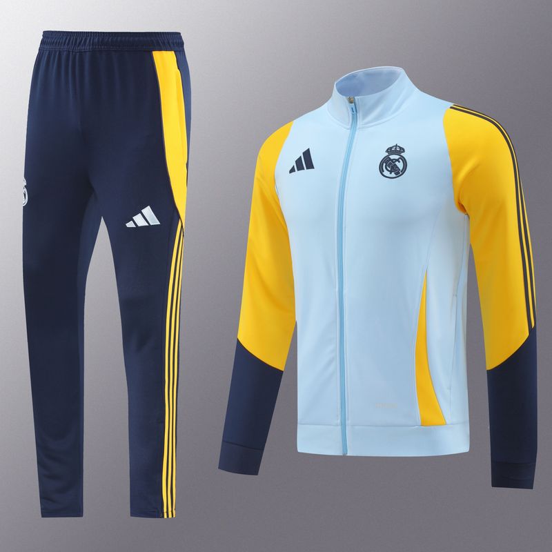 Real Madrid Blue and Navy Tracksuit Set