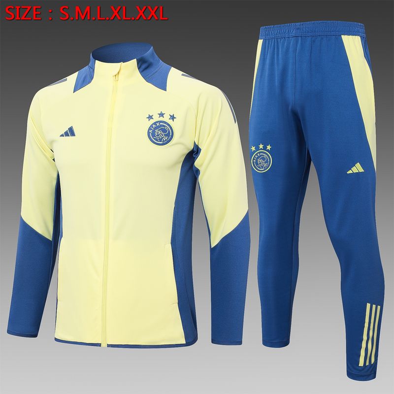 Ajax Yellow and Blue Tracksuit Set