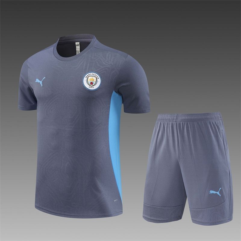 Manchester City Grey and Blue Training Set