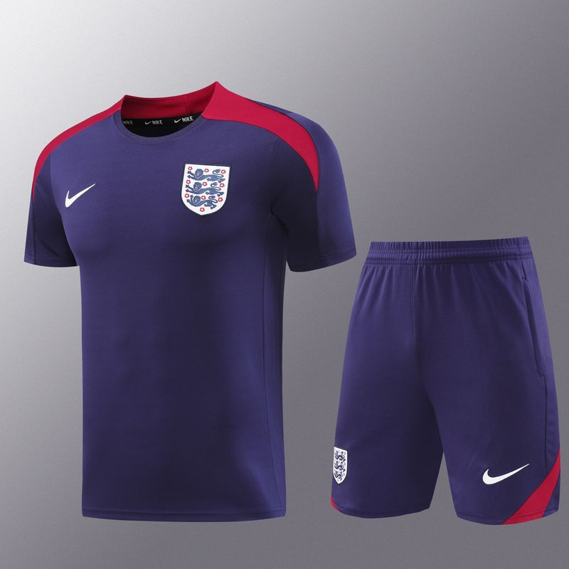 England Purple Short Sleeve Training Set
