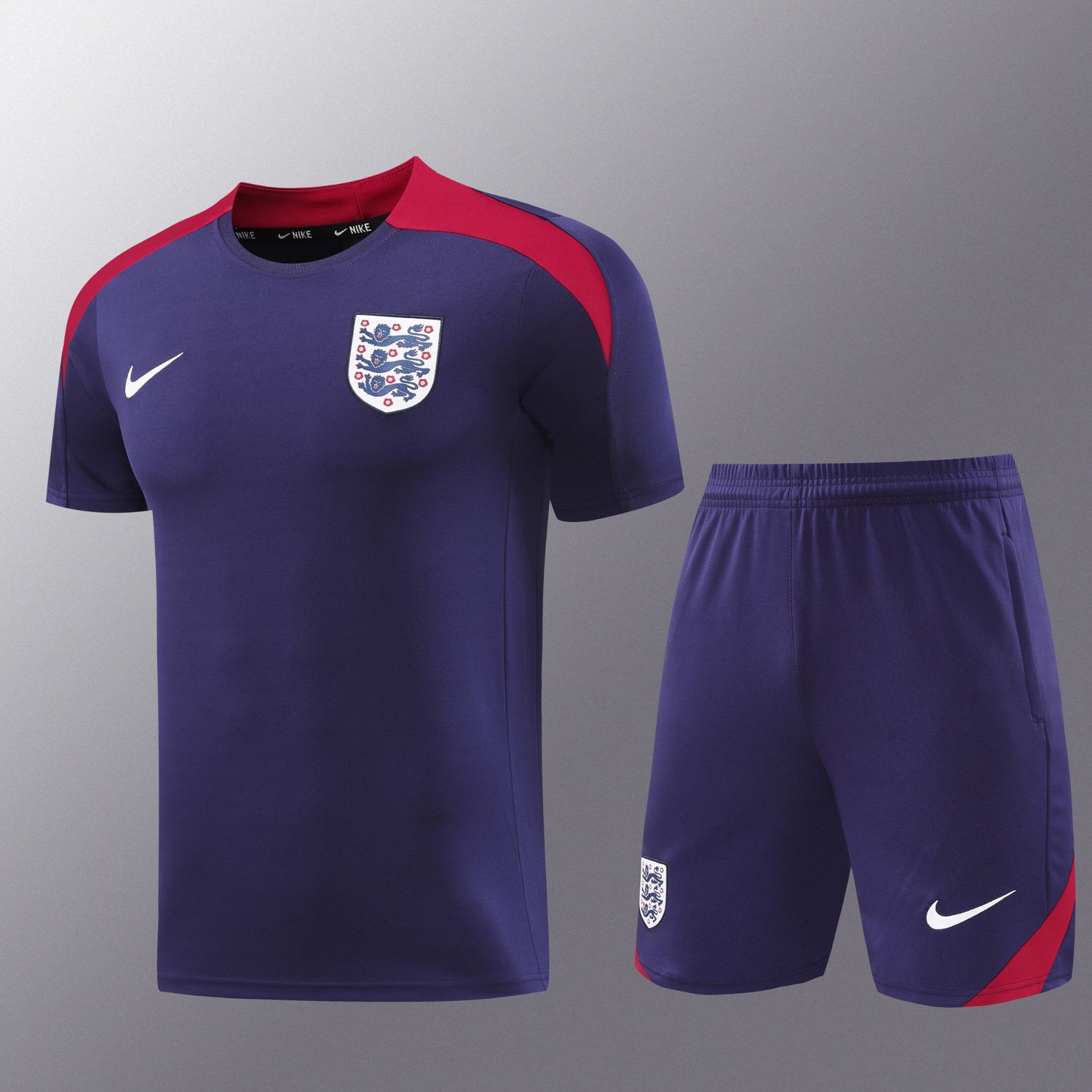 England Purple Short Sleeve Training Set