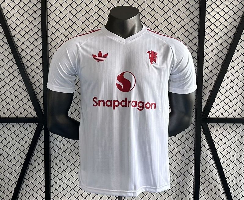 Manchester United White Stripe Special Vapor Jersey