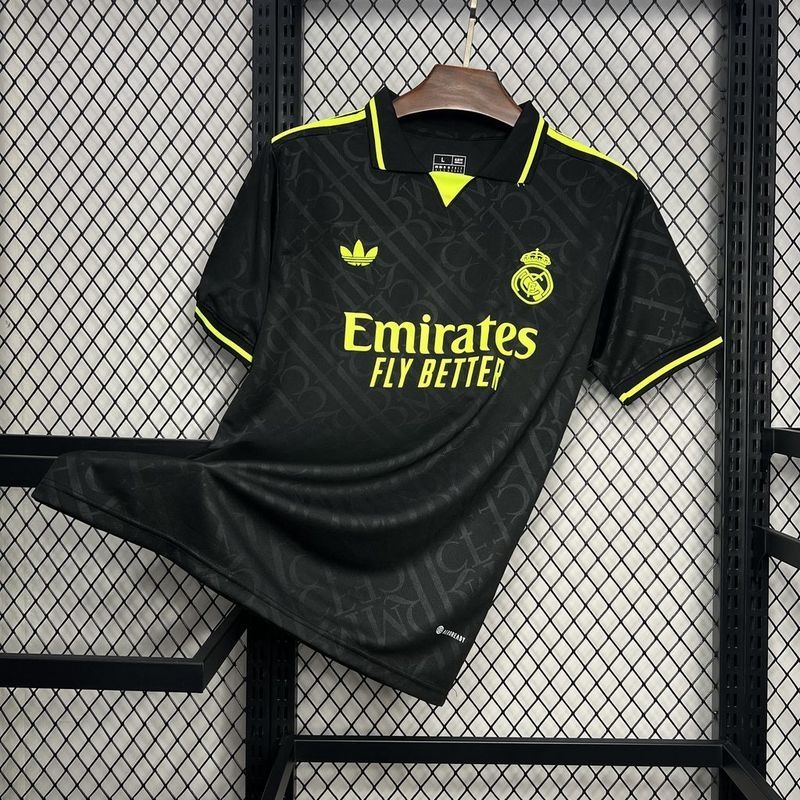 Real Madrid Black and Yellow Special Jersey