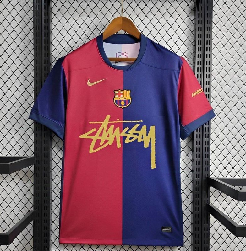 Barcelona Home Stussy Special Jersey