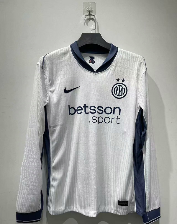 Inter Milan Away Long Sleeve Fan Jersey