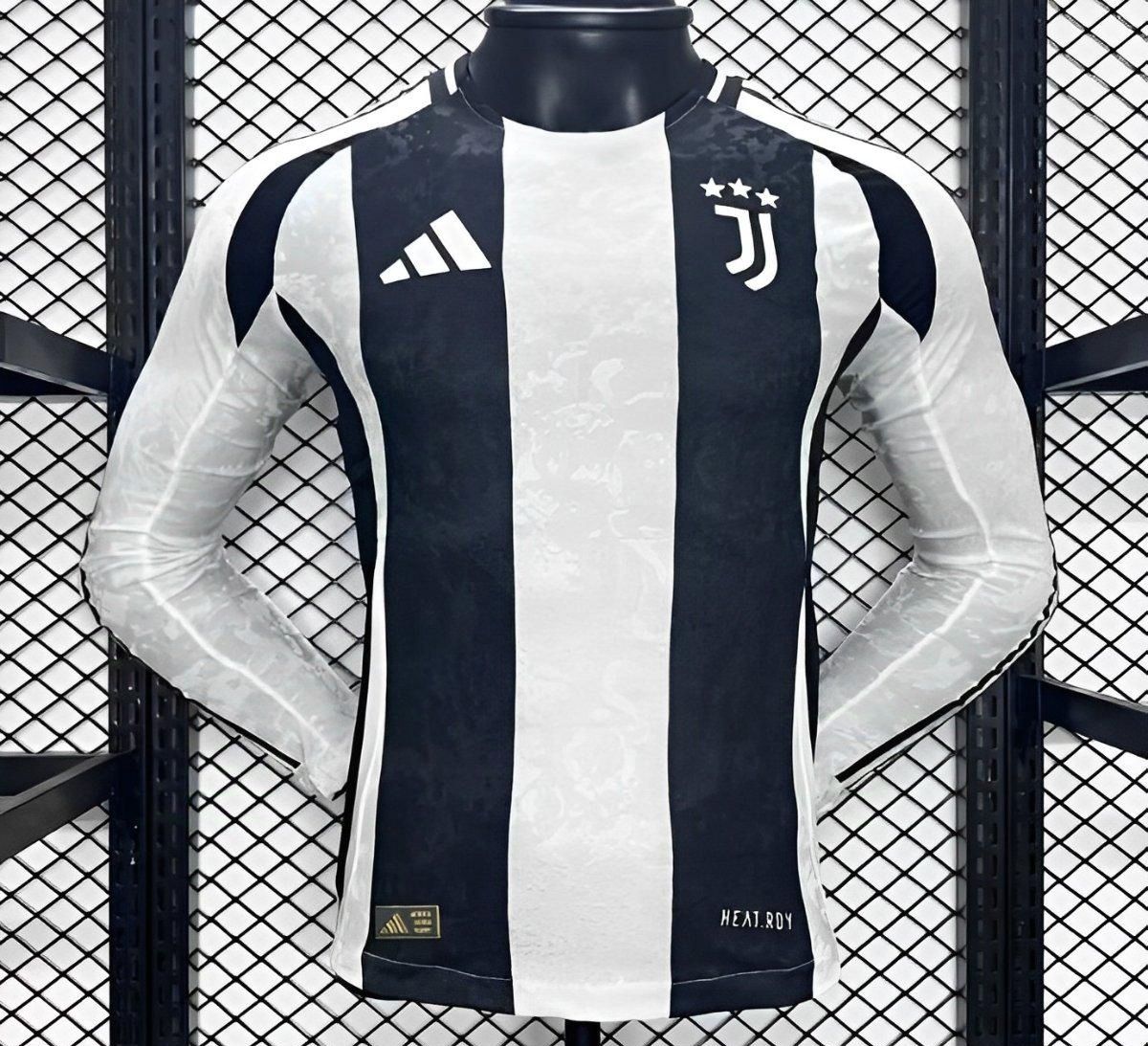 Juventus Home Long Sleeve Player Jersey