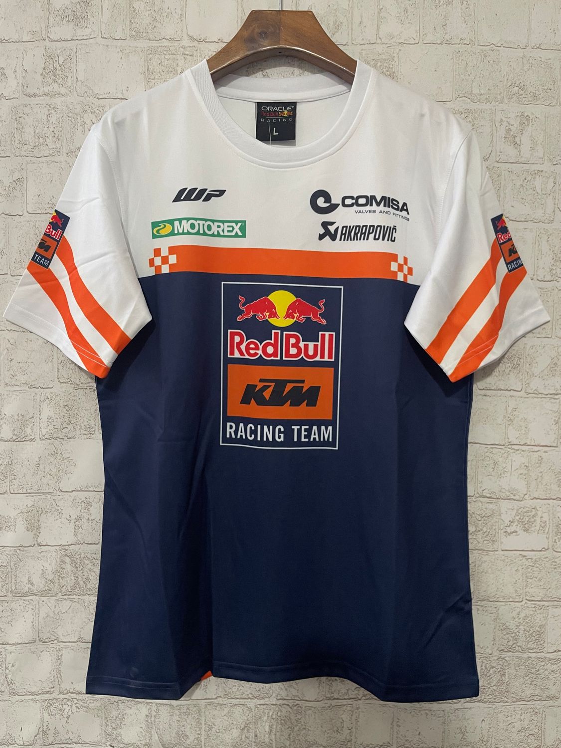 Red Bull White, Blue and Orange Crewneck Racing Suit  Red Bull White, Blue and Orange Crewneck Racing Suit
