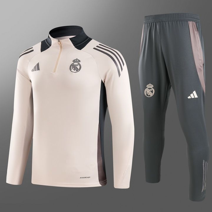 Real Madrid Off White and Grey Training Set 
