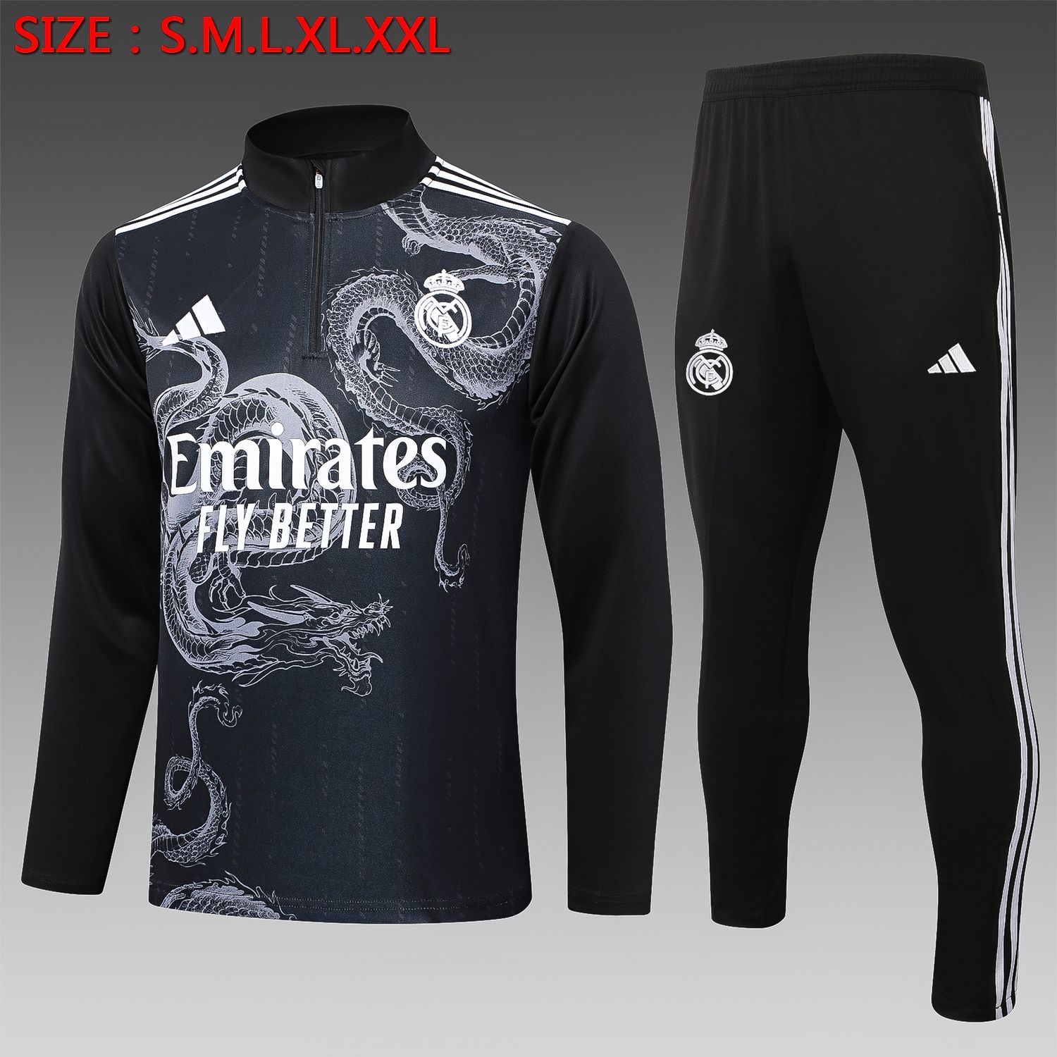 Real Madrid Black Dragon Training Set 