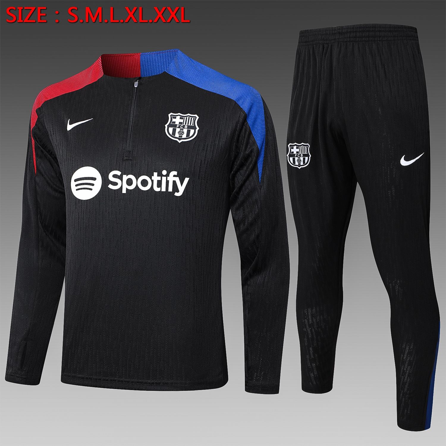 Barcelona Black, Red and Blue Texture Training Set 