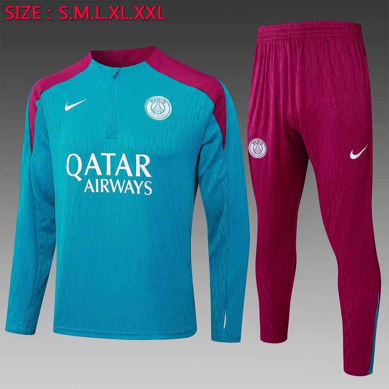 PSG Blue and Maroon Long Sleeve Training Set 