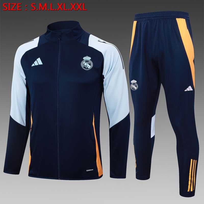 Real Madrid Navy and White Tracksuit Set