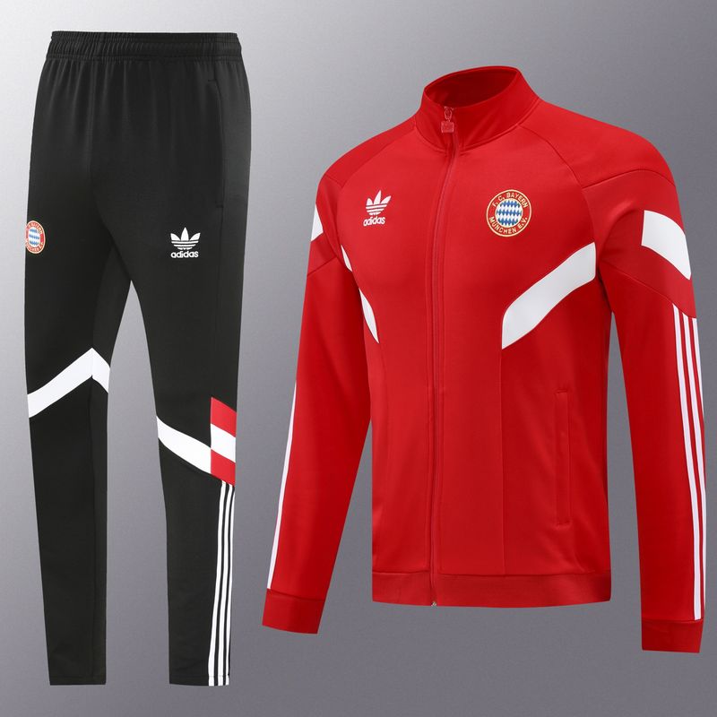 Bayern Munich Red, White and Black Tracksuit Set
