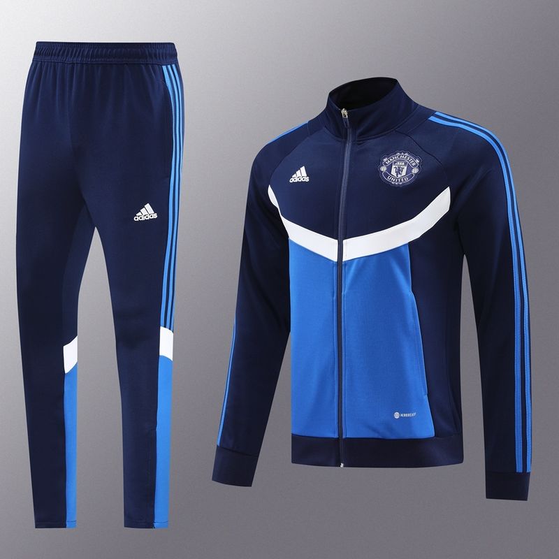 Man United Navy, Blue and White Tracksuit Set