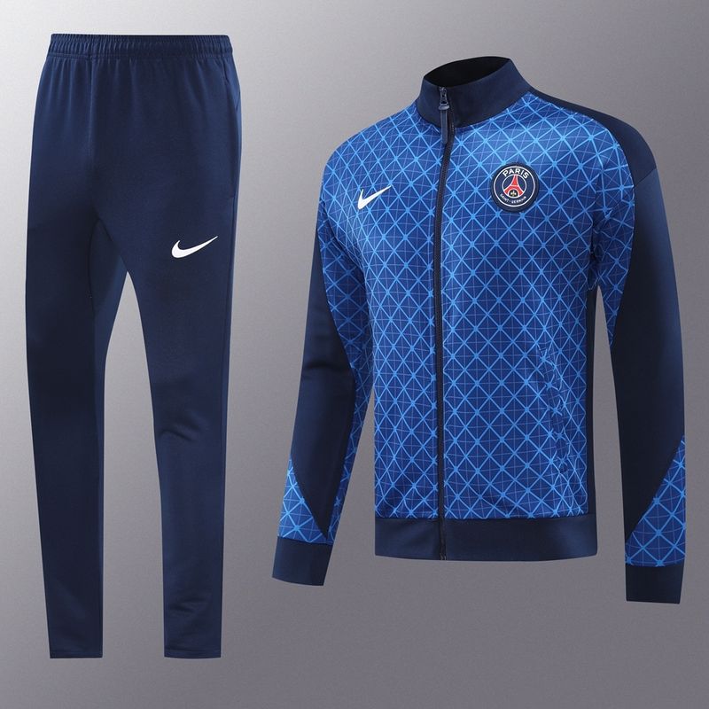 PSG Blue and Navy Tracksuit Set