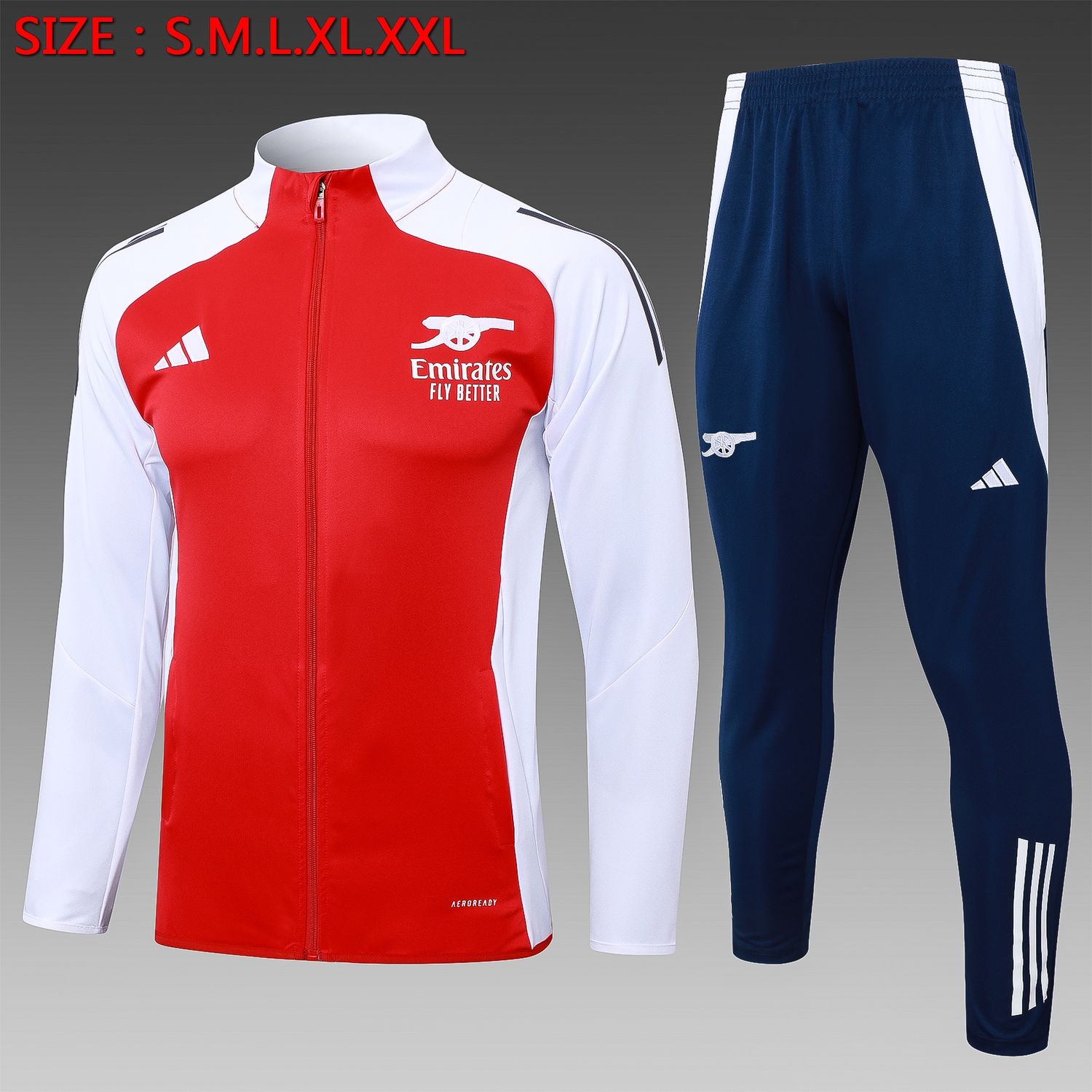 Arsenal Home Tracksuit Set